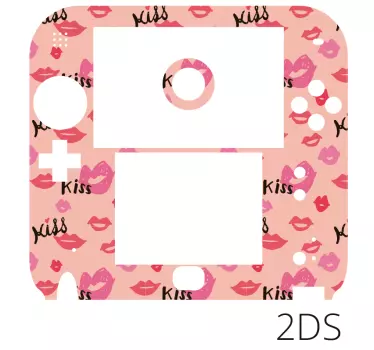 Læber og kys nintendo klistermærke - TenStickers