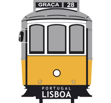 Lisbon elektrisk vægdekor - TenStickers