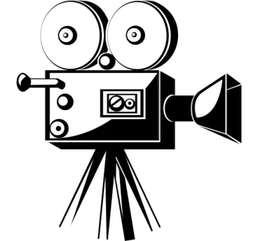 Mærkat til filmkamera - TenStickers