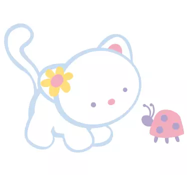 Marihøne- og killingsmærkat - TenStickers