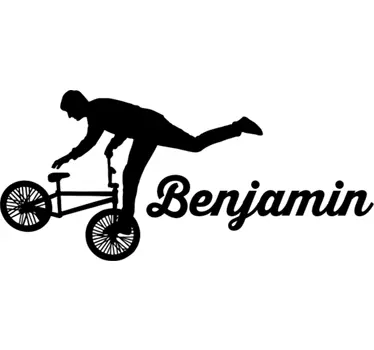 Personlig BMX sport sticker - TenStickers