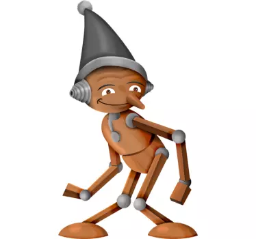 Pinocchio-klistermærke - TenStickers