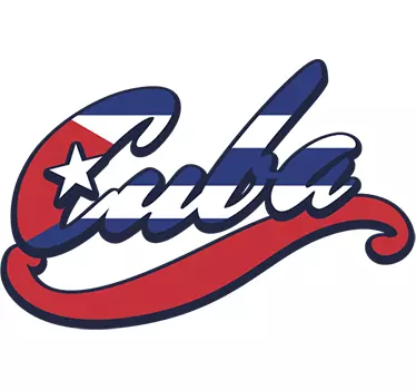 Selvklæbende bogstaver Cuba - TenStickers
