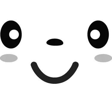 Smiley toilet sticker - TenStickers