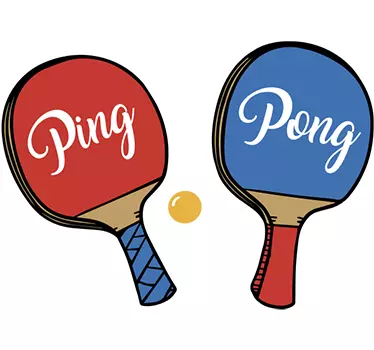 Sports klistermærker, bordtennis - TenStickers