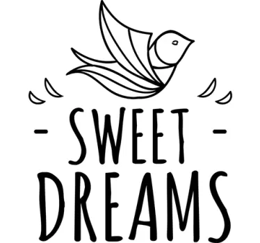 Sweet dreams wallsticker - TenStickers