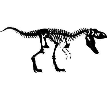 T-rex skelet klistermærke - TenStickers