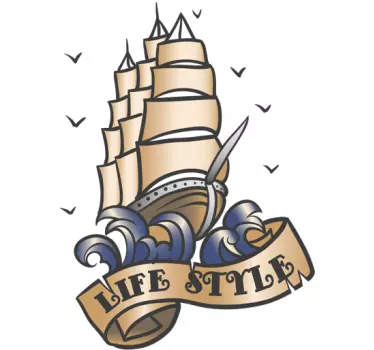 Tatovering livsstil dekal - TenStickers