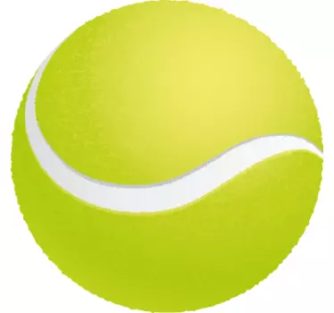 Tennisball væg børn klistermærker - TenStickers