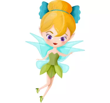 Tinker bell fairy kids klistermærke - TenStickers