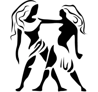 Tvillingerne stjernetegn sticker - TenStickers