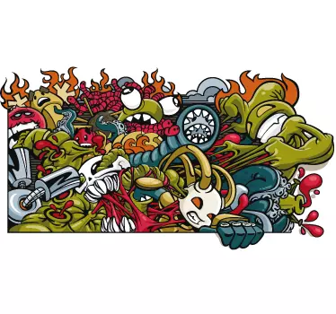 Urban kunst vægmaleri - TenStickers