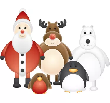 Vinter tegn klistermærke - TenStickers