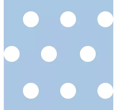 Withe dots møbler klistermærke - TenStickers