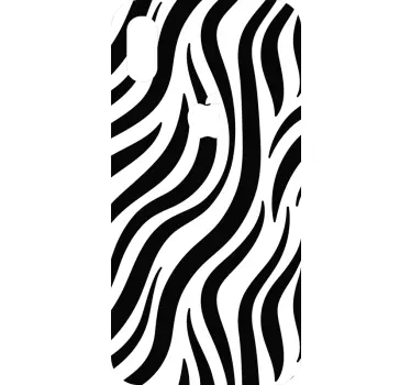 Zebra dekoration iphone klistermærke - TenStickers