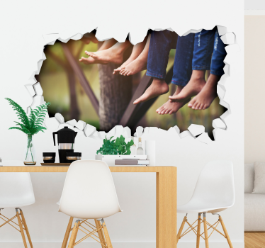 3d personlig fototapet på fototapet - TenStickers