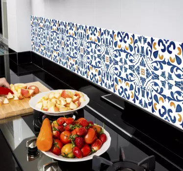 Traditionel portugisisk mosaik sticker - TenStickers