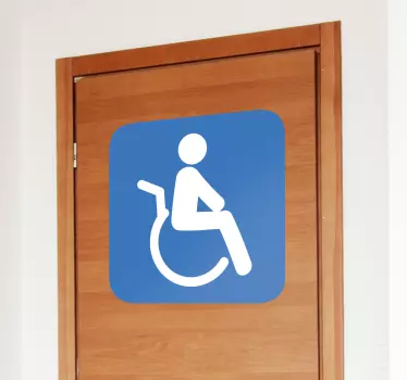 Handicap klistermærke til bil - TenStickers
