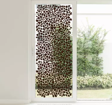 Leopard skin home sticker - TenStickers