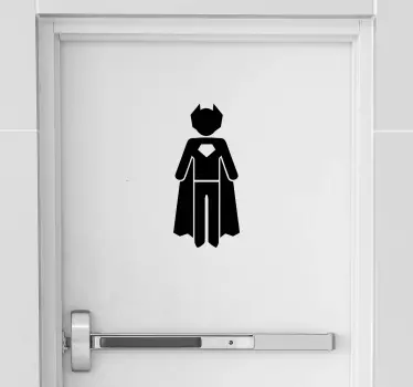 Superhelt badeværelse klistermærker - TenStickers