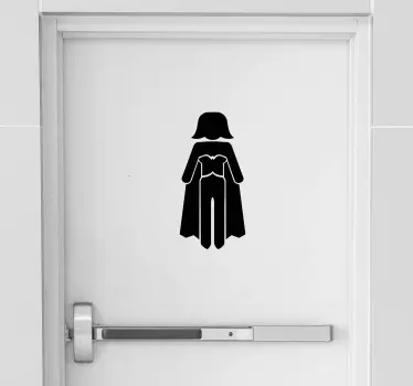 Superhelt badeværelse klistermærker - TenStickers