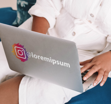 Instagram sociale medier logo tegn klistermærke - TenStickers