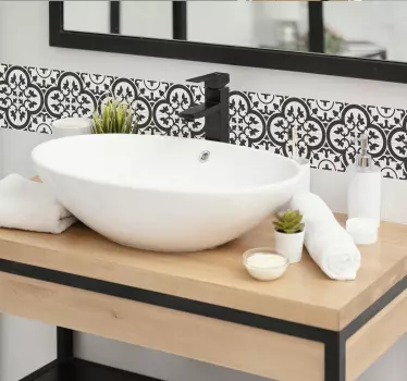 Kantbånd wallsticker til fliser - TenStickers