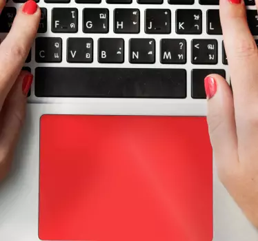Personlig farve trackpad bærbar klistermærke - TenStickers