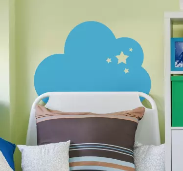 Klistermærke sky & stjerner - TenStickers