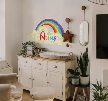 Disney Wallsticker med Navn - TenStickers