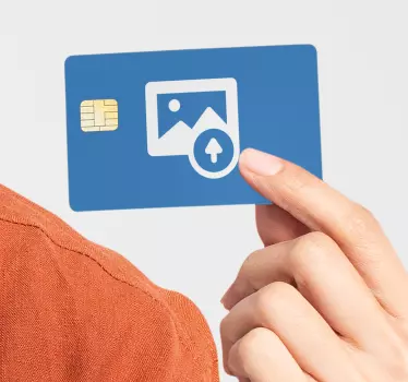 Personligt kreditkort klistermærke - TenStickers