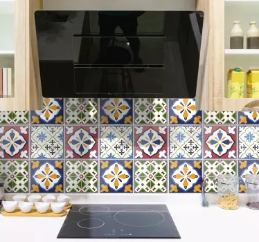 Typisk portugisisk fliseoverførsel - TenStickers
