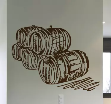 Traditionelle vintønder wallsticker - TenStickers