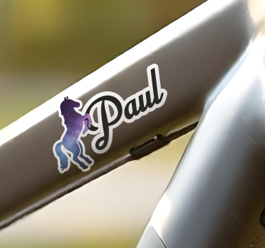 Hest klistermærke til cykel - TenStickers