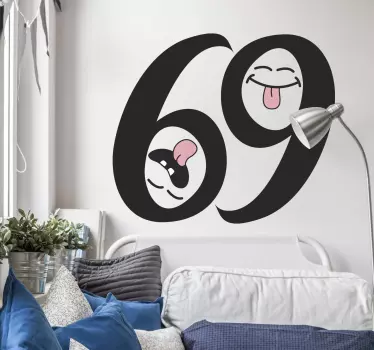 69 voksen klistermærke til voksne - TenStickers