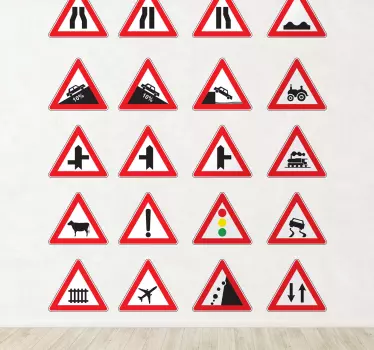 Advarselsskilte sticker - TenStickers
