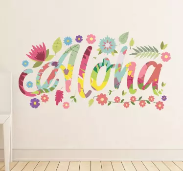 Aloha hawaii vægklistermærke - TenStickers