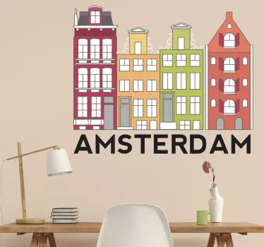 Amsterdam sticker - TenStickers