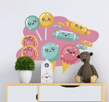 Anime slik paradis tegneserie væg klistermærke - TenStickers