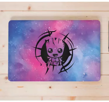 Baby groot kigger på bærbare klistermærker - TenStickers