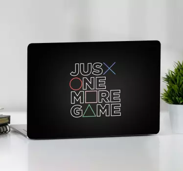 Bare et spil mere stickers laptop - TenStickers