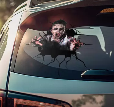 Bilterror 3D klistermærke - TenStickers