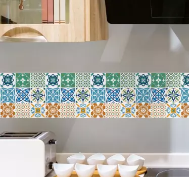 Blanding af porcelænsfliser Fliser - TenStickers