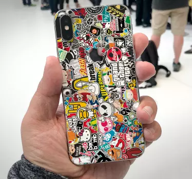 Bombe iphone mærkat - TenStickers