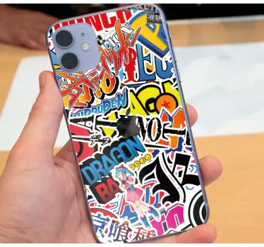 Bombe komisk stil iphone klistermærker - TenStickers