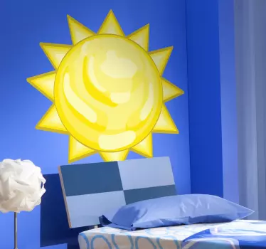 Børn klistermærker sol - TenStickers