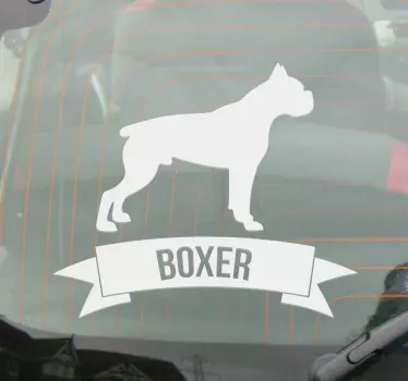 Boxer hund klistermærke til klistermærke - TenStickers