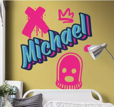 Brugerdefineret graffiti gadekunst klistermærke til teenager - TenStickers