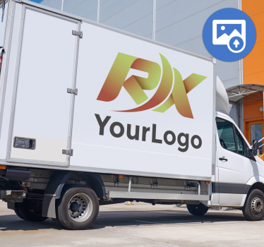 Virksomhedslogo varevognsklistermærke - TenStickers