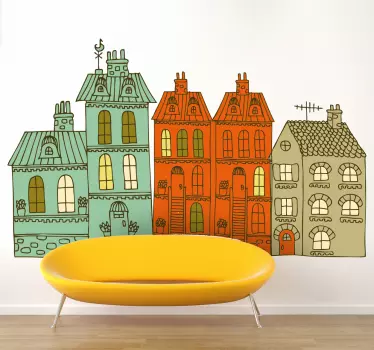 Wallstickers til børn Bygning klistermærke - TenStickers